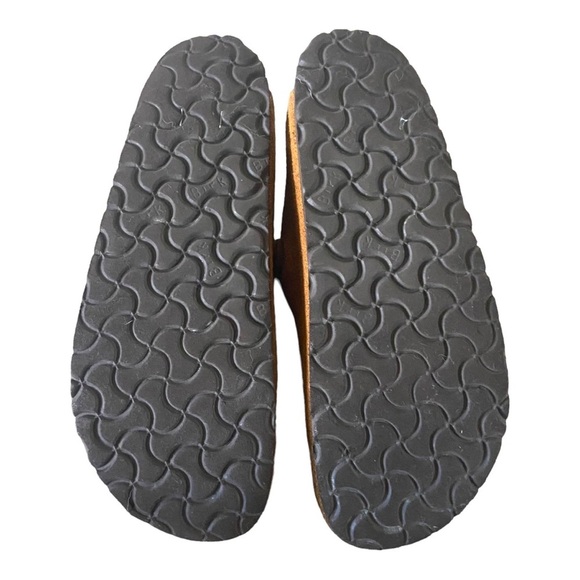 Birkenstock Boston Mink Suede Leather Clog Soft Bed Sz 39 narrow - Picture 3 of 8